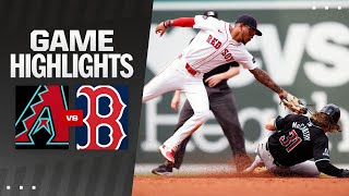 Dbacks vs Red Sox Game Highlights 82524  MLB Highlights [upl. by Aketal]