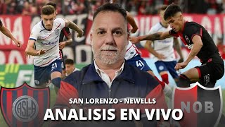 SAN LORENZO  NEWELLS ANALISIS Y REACCION EN VIVO [upl. by Leirea]