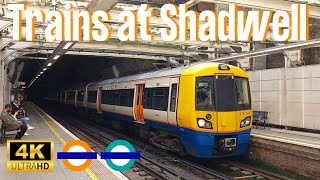 Trains at Shadwell 19th September 2024 [upl. by Hardie]