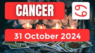 Cancer horoscope  Cancer Horoscope for Today 31 October 2024 [upl. by Anyaj]