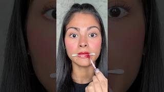 lipstick with a QTIP 😱  beauty tips youtubeshort beauty skincare [upl. by Milicent858]