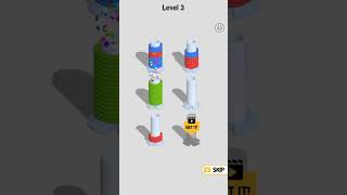 Level 3color rope sortfungame downloadapp ytshortvideo [upl. by Wendeline386]