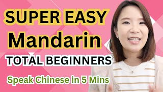 SUPER EASY Mandarin  For Total Chinese Beginners  Speak Chinese in 5 Mins  HSK1 [upl. by Pinsky]