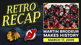 2009 Brodeur passes Roy  Retro Recap [upl. by Atsilac]