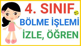 4 Sınıf Bölme İşlemi  Bölme İşlemi Nasıl Yapılır  Eba Tv [upl. by Catto]