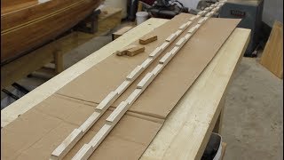 Building scuppers on canoe gunwales [upl. by Supen]