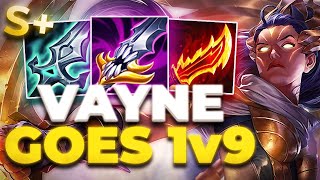 VAYNE GOES FULL 1V9 TO SAVE THE GAME [upl. by Oicangi872]