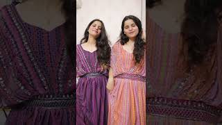 Khidki se mujhe taake❤️ youtubeshorts siblings fashion transition  The Twin Sisters [upl. by Ahsinna]