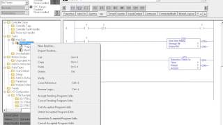 PLCLogix 5000 Tutorial 1  Working With Ladder Logic  PLC Technician II [upl. by Jet754]