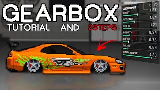 How to gearbox and 2 step in pixel car racer  gearbox tutorial  pixel car racer [upl. by Ha]