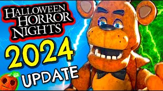 Halloween Horror Nights 2024 FIVE NIGHTS AT FREDDYS RUMORS  HHN 33 [upl. by Ylrebmi]