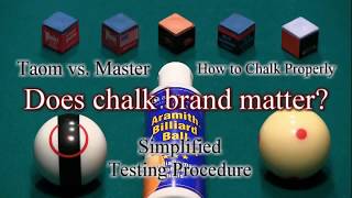 Chalk Testing FollowUp Taom vs Master and How to Chalk Properly [upl. by Llertnek]