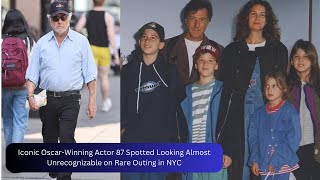 Iconic Oscar Winning Actor 87 Spotted Looking Almost Unrecognizable on Rare Outing in NYC [upl. by Sontich]