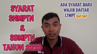 INFORMASI JADWAL DAN SYARAT SNMPTN DAN SBMPTN 2020 [upl. by Yetnom]