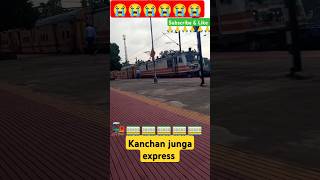 Train Wale babu kanchan junga express 🚂🚃🚃🚃🚃 youtube shorts video MinistryofRailwaysIndia 😱😱😱 [upl. by Annawek]