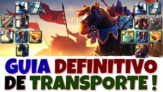 GUIA DE TRANSPORTE Albion Online  MONTARIAS MELHORES ITENS DICAS TUTORIAL Albion Transport Guide [upl. by Lib768]