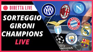 🔴 Sorteggio Champions League in DIRETTA e LIVE reaction il Gruppo dellInter [upl. by Anica]