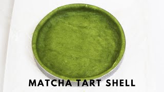 How to make Matcha Tart Shell [upl. by Pappas]