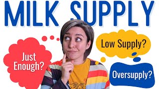 Milk Supply Types  WHAT TO EXPECT Breastfeeding VS Pumping Low Supply and Undersupply [upl. by Dumanian]