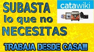 CataWiki Subastas online de artículos  Como Comprar y Vender Cosas Internet  Derrota la Crisis [upl. by Lory27]