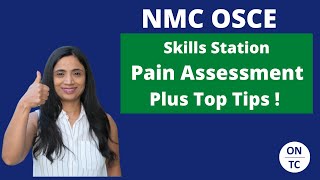 NMC OSCE Skill Station Pain Assessment [upl. by Boleslaw]