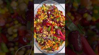 Easy bean salad easysaladrecipe easyrecipe salad d [upl. by Lenahtan]