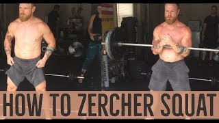 How To Zercher Squat Without A Power Rack [upl. by Lunt]