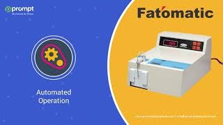 Fatomatic  Fully Automatic Milk Testing Machine [upl. by Eilla]