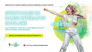 Tournée JOIEBONDANSE à lécole avec Colette Piroüette artistejeunesse [upl. by Annayar412]