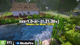 nxs10ar Shaders For Mcpe 121 Work It [upl. by Telracs]