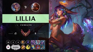 Lillia Jungle vs Gragas  KR Grandmaster Patch 1411 [upl. by Hairej]