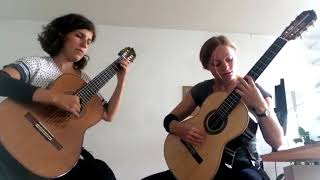 Arabesque Guitare Duo plays Enrique Granados Oriental [upl. by Nyleimaj]