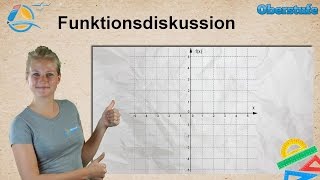 Funktionsuntersuchung  Kurvendiskussion  Oberstufe ★ Übung 2 [upl. by Nimaj]