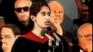 Harvard Commencement June 10 1993  Bhaswati Bhattacharyas Oration [upl. by Stucker]