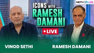 Icons With Ramesh Damani  Vinod Sethi  NDTV Profit [upl. by Pearse532]