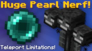 Huge Ender Pearl Shadow Nerf Teleport Limitations Hypixel Skyblock News [upl. by Koser]