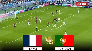 🔴LIVE  FRANCE vs PORTUGAL I EURO 2024 I QUARTER FINAL I LIVE MATCH STREAM I eFootball Pes 21 Game [upl. by Atteloiv]