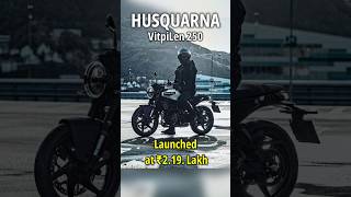 2024 HUSQUARNA VITPILEN 250 🇮🇳 launched shorts [upl. by Richman]