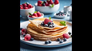 Crêpes françaises au levain naturel  La recette secrète pour des crêpes délicieuses [upl. by Wentworth]