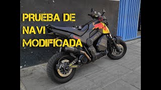 HONDA NAVI RED BULL MODIFICADA [upl. by Ytrebil453]