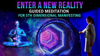 Law of Attraction Meditation for 5th Dimension Manifesting amp Raising Your Vibration Guided [upl. by Evelinn]