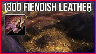 FIENDISH LEATHER FARMING  Farm 1300Hour Patch 73 Guide [upl. by Harias]