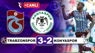 Trabzonspor 32 Konyaspor  Süper Lig Canlı Yayın [upl. by Attekram]