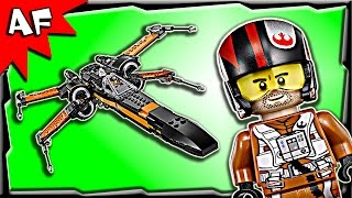 Lego Star Wars Poes XWING FIGHTER 75102 Stop Motion Build Review [upl. by Esinal]