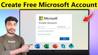 How to Create Microsoft Account  Create outlook account  Create Outlook Email  Office 356 Account [upl. by Brogle]