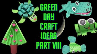 Green Day Craft Ideas  Part 8  Earth Day Craft  Paper Craft  Environment Day craftthebest1 [upl. by Shatzer173]