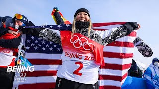 Huge first run gives Chloe Kim another halfpipe gold  Winter Olympics 2022  NBC Sports [upl. by Nyram851]