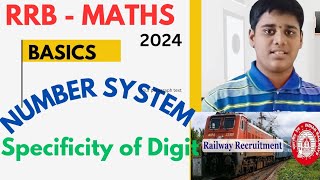 RRB  NTPC 2024NUMBERS SYSTEM  SPECIFICITY OF DIGIT [upl. by Yordan]