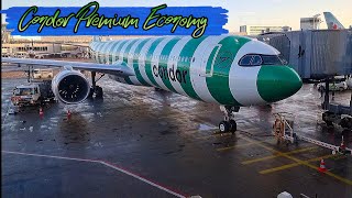 Condor Premium Economy Frankfurt 🇩🇪 to Tobago 🇹🇹 [upl. by Eulalie]