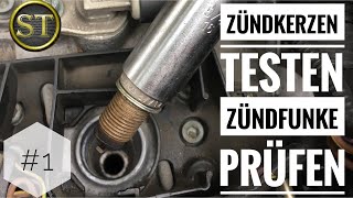 Kein Zündfunke  Zündkerzen selber testen auf Zündfunken  Seat Ibiza 6L 12 12V  Polo 9N [upl. by Strohbehn]